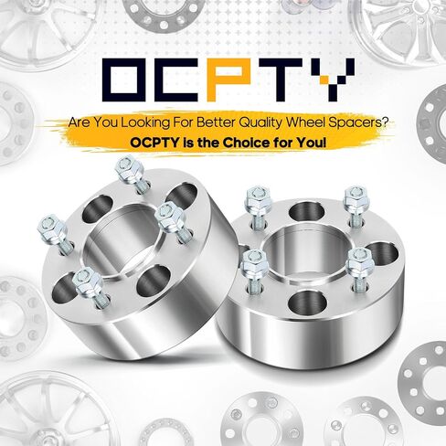 فواصل عجلات OCPTY 4x110 مقاس 2 بوصة تتحمل 74.1 مم مع محولات فواصل عجلات 10x1.25 تناسب 2006-2014 لـ Rincon 680 2000-2012 لـ Big Bear 400 قطعتان in Saudi Arabia