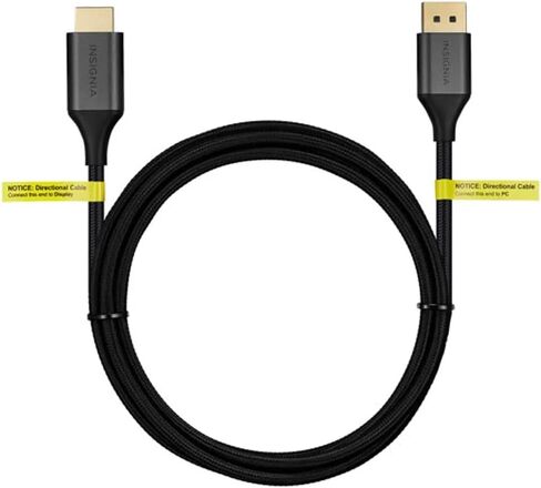 INSIGNIA 1.8 m (6 ft.) DisplayPort/HDMI Cable (NS-PD06502-C) in Saudi Arabia