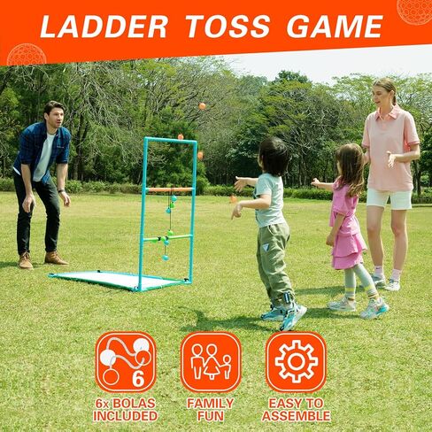 مجموعة ألعاب الجولف اللاصقة للأطفال 2 في 1 - لعبة كرة السلم ومجموعة ألعاب الجولف للأطفال في الفناء الخلفي - نوادي الجولف للأطفال القابلة للتعديل - ألعاب رياضية داخلية وخارجية للأطفال هدية in Kuwait