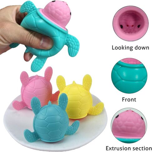 Pig Squeeze Toys -3pcs Squeeze Toys Stress Cabbage with Pig and Rabbit Designs Fidget Toys for Kids and Adults Squeeze Stress Relief Balls for Giif Party Supplies Random Color in Saudi Arabia