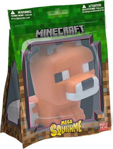 Minecraft Fox Mega SquishMe Series 3 - Perfect for Party Favors, Classroom Prizes, Stress Relief Toys, Fidget and Treasure Boxes - Minecraft Figures, Squishy Animals & Small Toys in Saudi Arabia