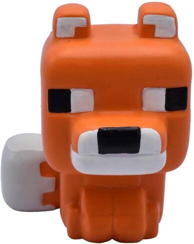 Minecraft Fox Mega SquishMe Series 3 - Perfect for Party Favors, Classroom Prizes, Stress Relief Toys, Fidget and Treasure Boxes - Minecraft Figures, Squishy Animals & Small Toys in Saudi Arabia