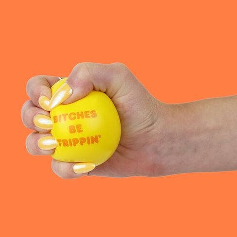 Maybe Swearing Will Help and B****** Be Trippin' Stress Balls, Gag Gifts for Coworkers, 2.48 Inches (Pack of 2) in Saudi Arabia