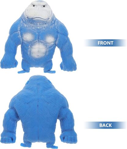 لعبة تودمومي قرد مطاطي أزرق قابل للتمدد قرد الغوريلا قرد مطاطي ضغط الحيوانات للأطفال ألعاب الأطفال in Kuwait