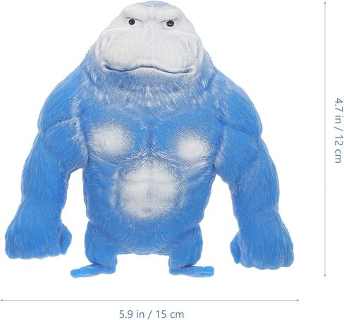 لعبة تودمومي قرد مطاطي أزرق قابل للتمدد قرد الغوريلا قرد مطاطي ضغط الحيوانات للأطفال ألعاب الأطفال in Kuwait
