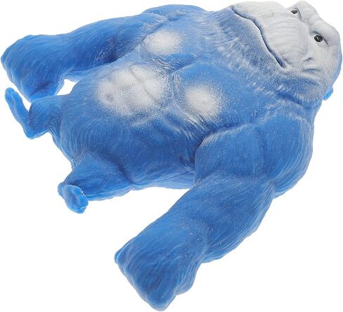 لعبة تودمومي قرد مطاطي أزرق قابل للتمدد قرد الغوريلا قرد مطاطي ضغط الحيوانات للأطفال ألعاب الأطفال in Kuwait