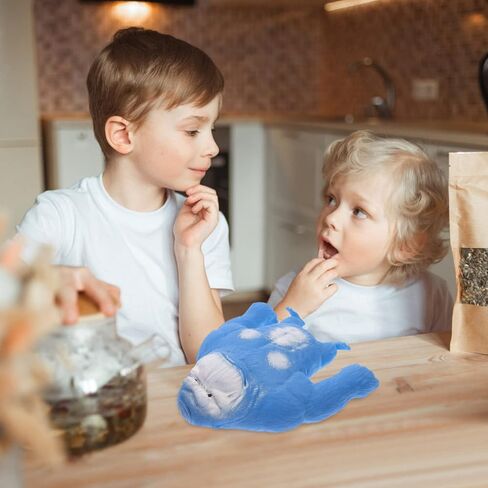 لعبة تودمومي قرد مطاطي أزرق قابل للتمدد قرد الغوريلا قرد مطاطي ضغط الحيوانات للأطفال ألعاب الأطفال in Kuwait