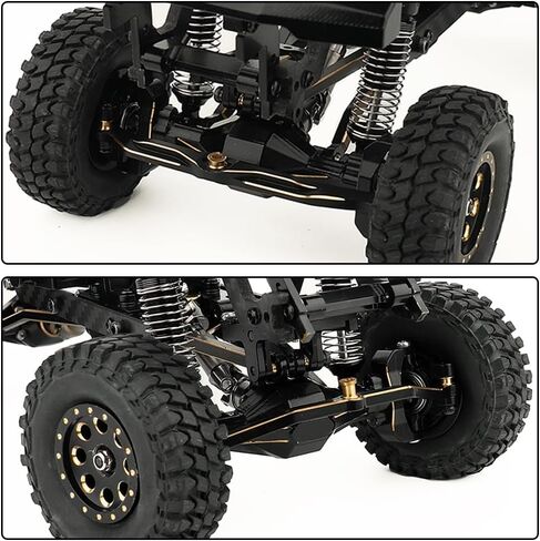 مجموعة كاملة لمحور RC الأمامي والخلفي من النحاس الثقيل TRX4M لـ 1/18 RC الزاحف TRX4-M برونكو ديفيندر قطع ترقية معدنية in Kuwait