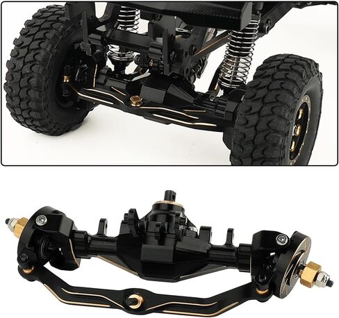 مجموعة كاملة لمحور RC الأمامي والخلفي من النحاس الثقيل TRX4M لـ 1/18 RC الزاحف TRX4-M برونكو ديفيندر قطع ترقية معدنية in Kuwait