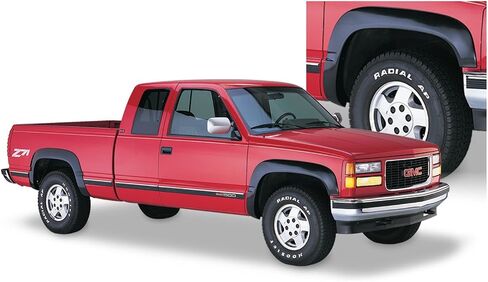 Bushwacker OE Style Factory Front & Rear Fender Flares | 4-Piece Set, Black, Smooth Finish | 40904-01 | Fits 1988-2000 GM Trucks & SUV (Check Application Guide) in Saudi Arabia