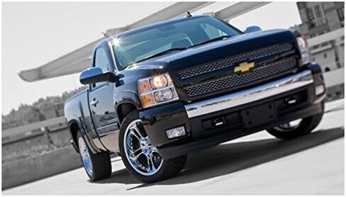 Bushwacker OE Style Factory Front & Rear Fender Flares | 4-Piece Set, Black, Smooth Finish | 40941-02 | Fits 2007-2013 Chevrolet Silverado 1500 w/ 5.8' Bed in Kuwait