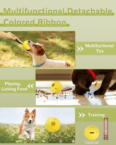 ألعاب للكلاب، لعبة كرة للكلاب، ألعاب للكلاب لإبقائها مشغولة، لعبة توزيع الحلوى للكلاب، ألعاب مطاطية قابلة للتجميد وقابلة للتعبئة، ألعاب تدريب ألغاز الجراء، لعبة ألغاز تفاعلية للكلاب (أصفر) in Kuwait