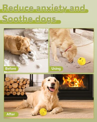 ألعاب للكلاب، لعبة كرة للكلاب، ألعاب للكلاب لإبقائها مشغولة، لعبة توزيع الحلوى للكلاب، ألعاب مطاطية قابلة للتجميد وقابلة للتعبئة، ألعاب تدريب ألغاز الجراء، لعبة ألغاز تفاعلية للكلاب (أصفر) in Kuwait