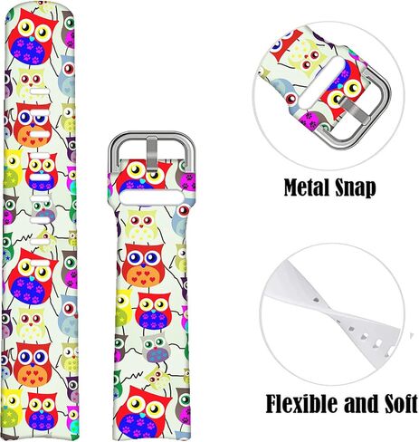 American Flag Bands for Charge 5, Soft Silicone Fashion Sport Replacement Band Compatible with Fitbit Charge 5 - American Flag in Saudi Arabia