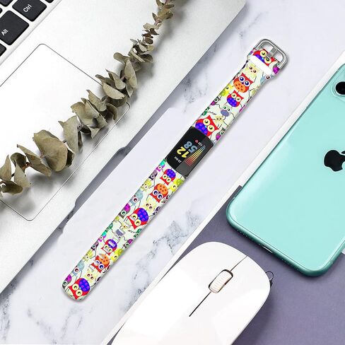 American Flag Bands for Charge 5, Soft Silicone Fashion Sport Replacement Band Compatible with Fitbit Charge 5 - American Flag in Saudi Arabia