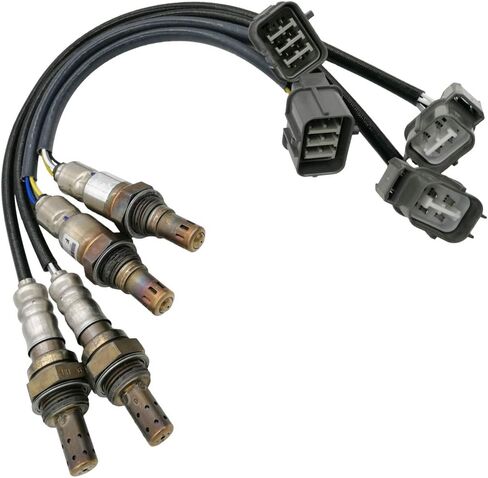 4 قطع 234-5010 234-4355 234-4368 مستشعر الأوكسجين 1 المستشعر 2 البنك 1 البنك 2 المنبع المصب AFR استبدال لهوندا أكورد 3.0L أوديسي بايلوت ريدجلاين أكورا MDX RL 3.5L in Saudi Arabia