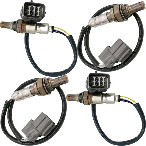 4 قطع 234-5010 234-4355 234-4368 مستشعر الأوكسجين 1 المستشعر 2 البنك 1 البنك 2 المنبع المصب AFR استبدال لهوندا أكورد 3.0L أوديسي بايلوت ريدجلاين أكورا MDX RL 3.5L in Saudi Arabia