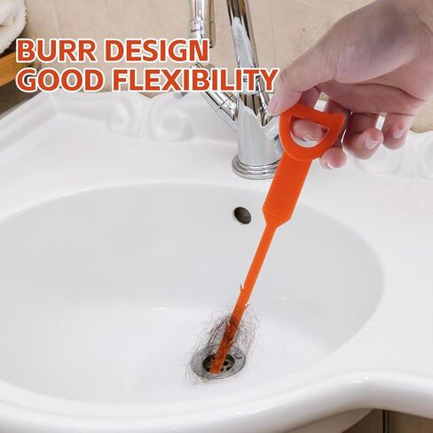 4 Pack 25 Inch Drain Clog Remover Tool, Drain Snake Plumbing Snake for Sink Tub Hair Cleaner Pipe Bathroom Bathtub Cleaner toilet sink cleaner in Saudi Arabia