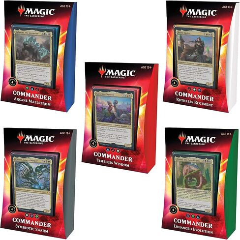 Magic The Gathering Ikoria: Lair of Behemoths Commander Decks | All 5 Decks | 20 Foil Legendary Creatures (C74210000) in Saudi Arabia