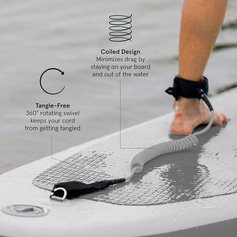 Retrospec Stand Up Paddle Board Coiled Leash in Saudi Arabia
