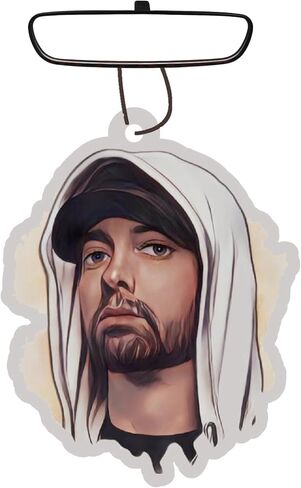 Eminem Air Freshener Car Merch، بطاقة تعليق برائحة اللافندر للسيارات أو المنزل، ملحقات السيارة، تزيين الغرفة، هدايا عيد الميلاد أو عيد الميلاد للابنة والنساء والفتيات والأصدقاء والأشياء المضحكة in Kuwait