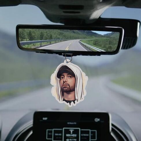 Eminem Air Freshener Car Merch، بطاقة تعليق برائحة اللافندر للسيارات أو المنزل، ملحقات السيارة، تزيين الغرفة، هدايا عيد الميلاد أو عيد الميلاد للابنة والنساء والفتيات والأصدقاء والأشياء المضحكة in Kuwait