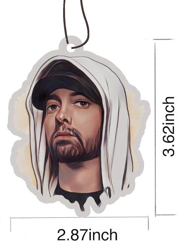 Eminem Air Freshener Car Merch، بطاقة تعليق برائحة اللافندر للسيارات أو المنزل، ملحقات السيارة، تزيين الغرفة، هدايا عيد الميلاد أو عيد الميلاد للابنة والنساء والفتيات والأصدقاء والأشياء المضحكة in Kuwait