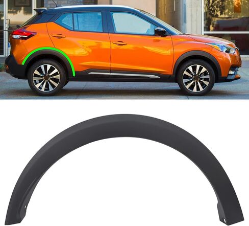 إطار قولبة للعجلات مناسب لنيسان كيكس 2018 2019 2020 شريط عجلات أسود (خلفي يمين/جانب الركاب) in Kuwait