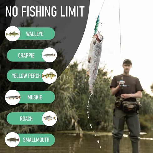 Ballyhoo Bait-Fishing Lure for Freshwater and Saltwater Fish-3D Bait-3 Pack. in Saudi Arabia