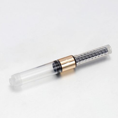 Jinhao 9016 Fountain Pen Fine Point, Dadao Series Transparent Amble Acrylic Heartbeat Nib with Large Converter for Writing in Saudi Arabia