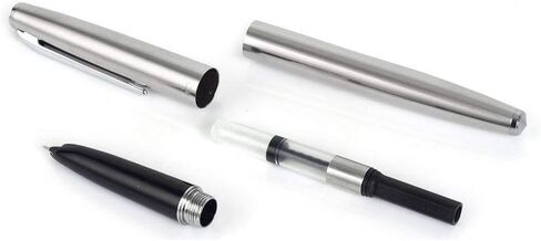Gullor 5 PCS Stainless Steel EF Nib Classic Fountain Pens Set with Ink Converters in Saudi Arabia