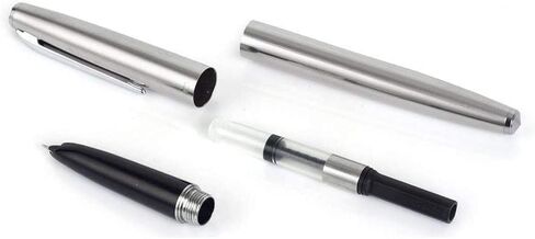 Gullor 5 PCS Stainless Steel EF Nib Classic Fountain Pens Set with Ink Converters in Saudi Arabia