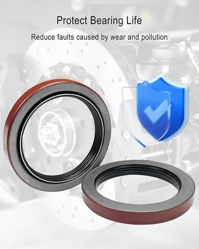 4 Pcs Trailer Wheel Hub Unitized Oil Seal Fit for Dexter 9k and 10k Universal Wheels and Heavy Duty Trailer Wheels Replace 370150BGO 010-051-00, ID 2.875'' x OD 3.880'' with Grease Seals in Saudi Arabia