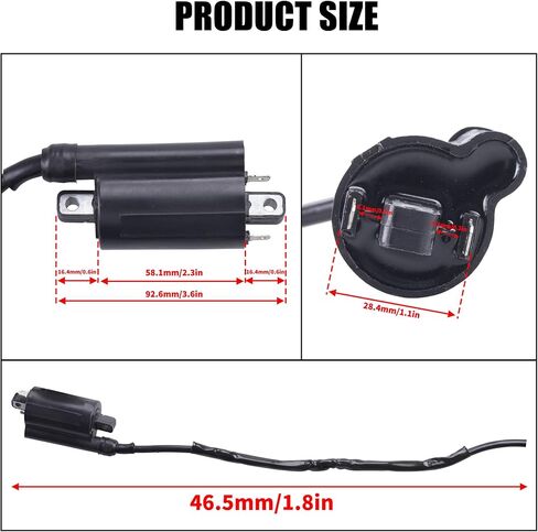 ملف الإشعال الخارجي متوافق مع Kawasaki FD440V FD501D FD501V FD590V FD611V FD620D FD661D VN800 Vulcan 454 EN450 Mule 2500 2510 2520 3000 3010 3020 4000 4010 KAF620 0 كلر650 in Kuwait