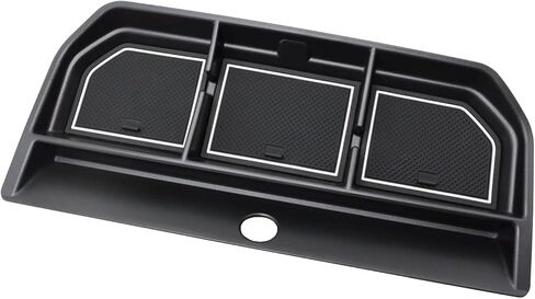 SENSHINE Center Console Organizer Tray for Ford F150 2021 2022 2023 2024 Accessories Car Interior Secondary Storage Armrest Box Insert Hidden Cubby Drawer (Red Trim) in Kuwait