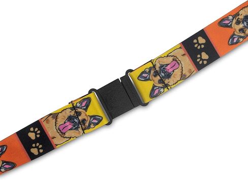 Limeloot Pitbull Dog Lanyard | 1" Wide Lanyard with Breakaway, Release Buckle, and Flat Ring in Kuwait