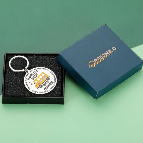 School Bus Driver Gifts for Men Women Appreciation Gifts for Drivers School Bus Thank You Gifts Keychain Retirement Farewell Graduation Back to School Gifts for Him Her in Saudi Arabia