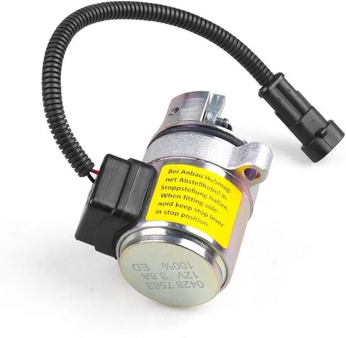 04287583 0428 7583 04287116 04272934 Fuel Shut Off Solenoid (2Pins) 12V for Deutz Engine 1011 2011 F3L F3M F4L F4M F3L2011 F4L2011 D2011L4 TD2011L4 TDC2011L4 Stop Down Solenoid Valve Parts in Saudi Arabia