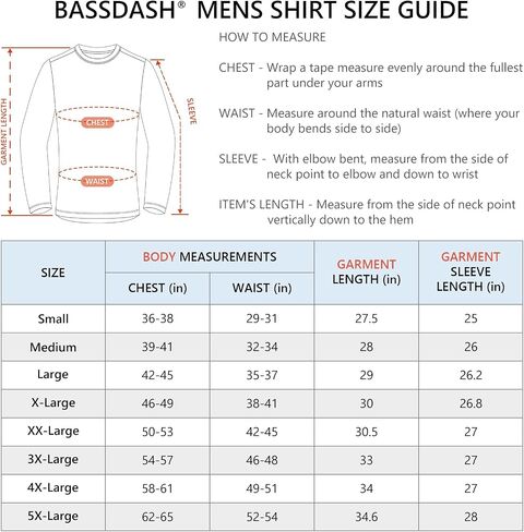 BASSDASH Men’s UPF 50+ Camo Long Sleeve Shirts Quick Dry Lightweight Performance Shirt for Outdoors Fishing Hiking in Saudi Arabia