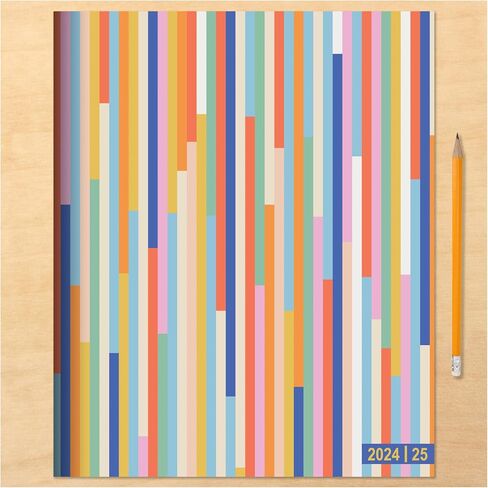 TF PUBLISHING July 2024 - June 2025 Navy Grid Large Monthly Planner - 2 Page Spreads With Extra Large Calendar Grids and Planning Prompts - 12 Month Academic Planner 2024-2025 - 9 in x 11 in in Saudi Arabia