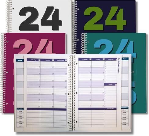 Order Out Of Chaos Academic Planner 2025-2026 Daily Weekly and Monthly Calendar, School Agenda Book, July 2025-June 2026 planner 8.5 x 11 Homework Organizer (Bubble Gum) in Kuwait