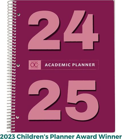 Order Out Of Chaos Academic Planner 2025-2026 Daily Weekly and Monthly Calendar, School Agenda Book, July 2025-June 2026 planner 8.5 x 11 Homework Organizer (Bubble Gum) in Kuwait