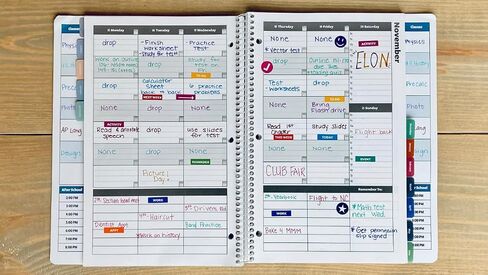 Order Out Of Chaos Academic Planner 2025-2026 Daily Weekly and Monthly Calendar, School Agenda Book, July 2025-June 2026 planner 8.5 x 11 Homework Organizer (Bubble Gum) in Kuwait