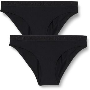 Emporio Armani Women's Microfiber Logoband 2-Pack Brief