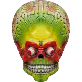 Mars Attacks Mask Halloween Brain Nudity Alien Mask Funny Full Head Helmet Halloween Costume Cosplay Party Props