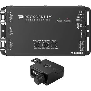 Proscenium PR-LOC2.4 Line Output Converter: Integrate Aftermarket Amplifier with OEM Stereo, Max Input 20V with 2 Channel Input/4 Channel Output for Improved Signal and Sound Quality