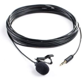 Saramonic SR-XMS2 Broadcast-Quality X/Y Stereo Lavalier Omnidirectional Microphone with 3.5mm TRS Connector for DSLR Cameras, Camcorders, Recorders & Saramonic Devices