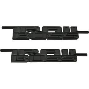 SSDD CH-Trail 2pcs 2019-2021 Trail Boss Emblems 3D Badge Side Nameplate Decal Replacement for Chevy Silverado 1500 HD 2500 HD (Black/Red)