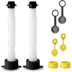 مجموعة استبدال علب الغاز العالمية من Super Spout، متوافقة مع العلب، وBlitz، وScepter، وفوهات علب الغاز ذات الطراز القديم لعلب الغاز البلاستيكية سعة 5 جالون، قطعتان in Kuwait