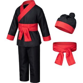 Elibelle Dress up Warrior Samurai Costume Boys Halloween for Kids